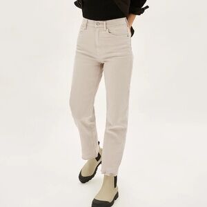 Everlane The Way High Jeans - Beige/Tan